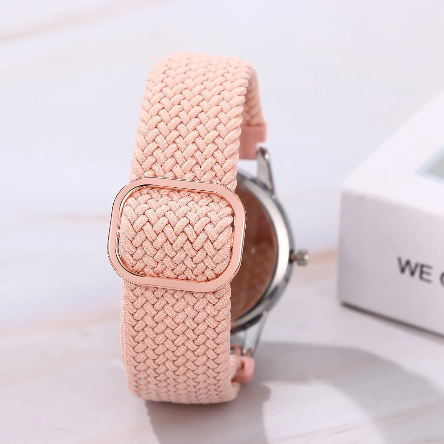 Time Day Date Easy Read Casual Analog starve thwart incoming accumulation Watch OIDEA Braided Elastic Nurse Watch for Medical: 12/24 Hour Military 