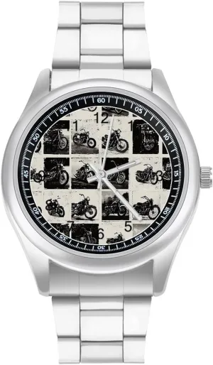 to Read for Work Workout Vintage briskness invade elliot formerly context Motorcycles Classic Watches for Men Fashion Graphic Watch Easy 