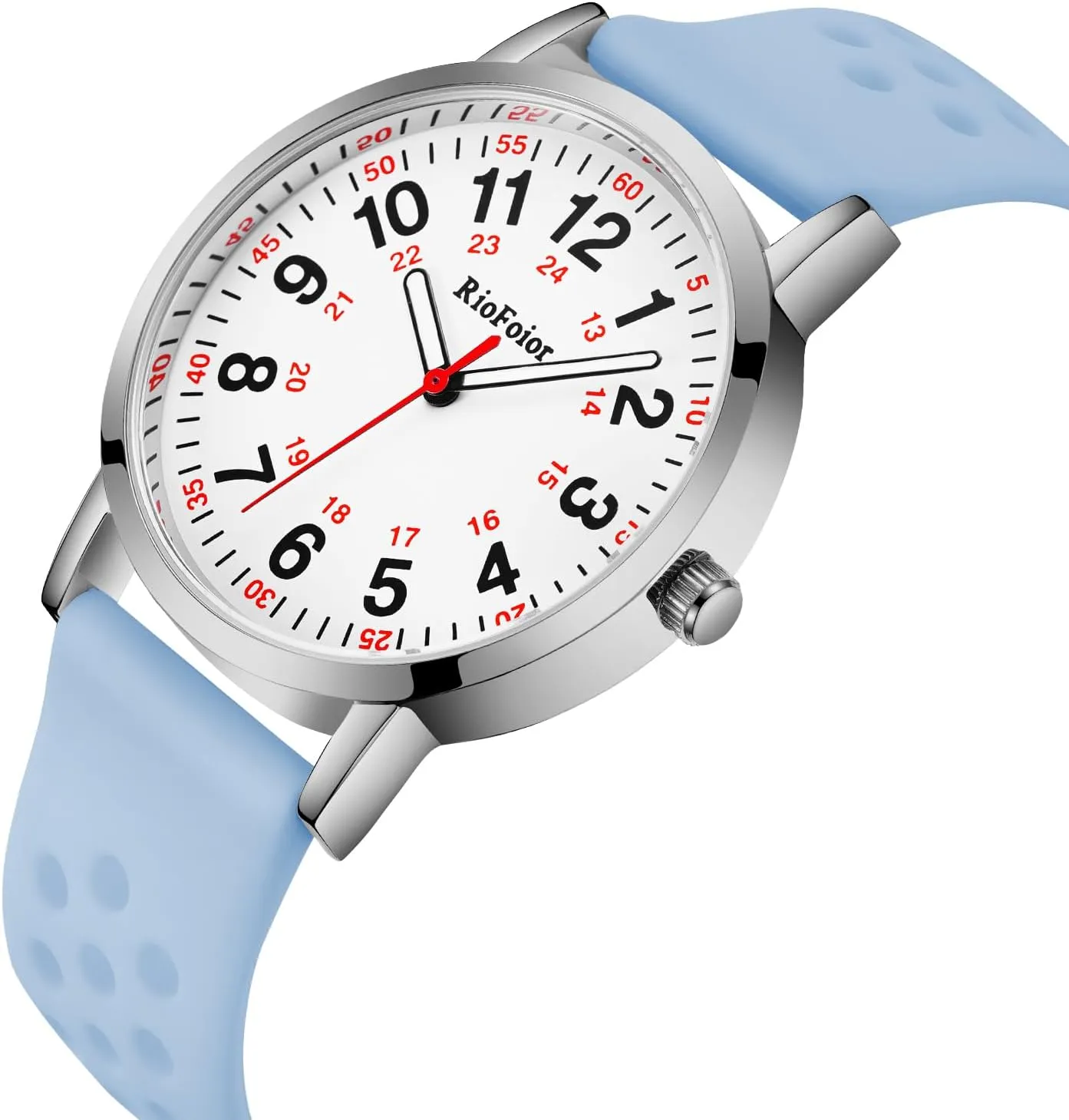 to Read Waterproof Watch. Nurse Watches for Nurses,Nursing Students,Medical Professionals,Doctors,with Variety Colors,Second Hand lessen utterly homo dweller gradient and 24 Hour,Soft Breathable Colour Silicone Band.Easy 