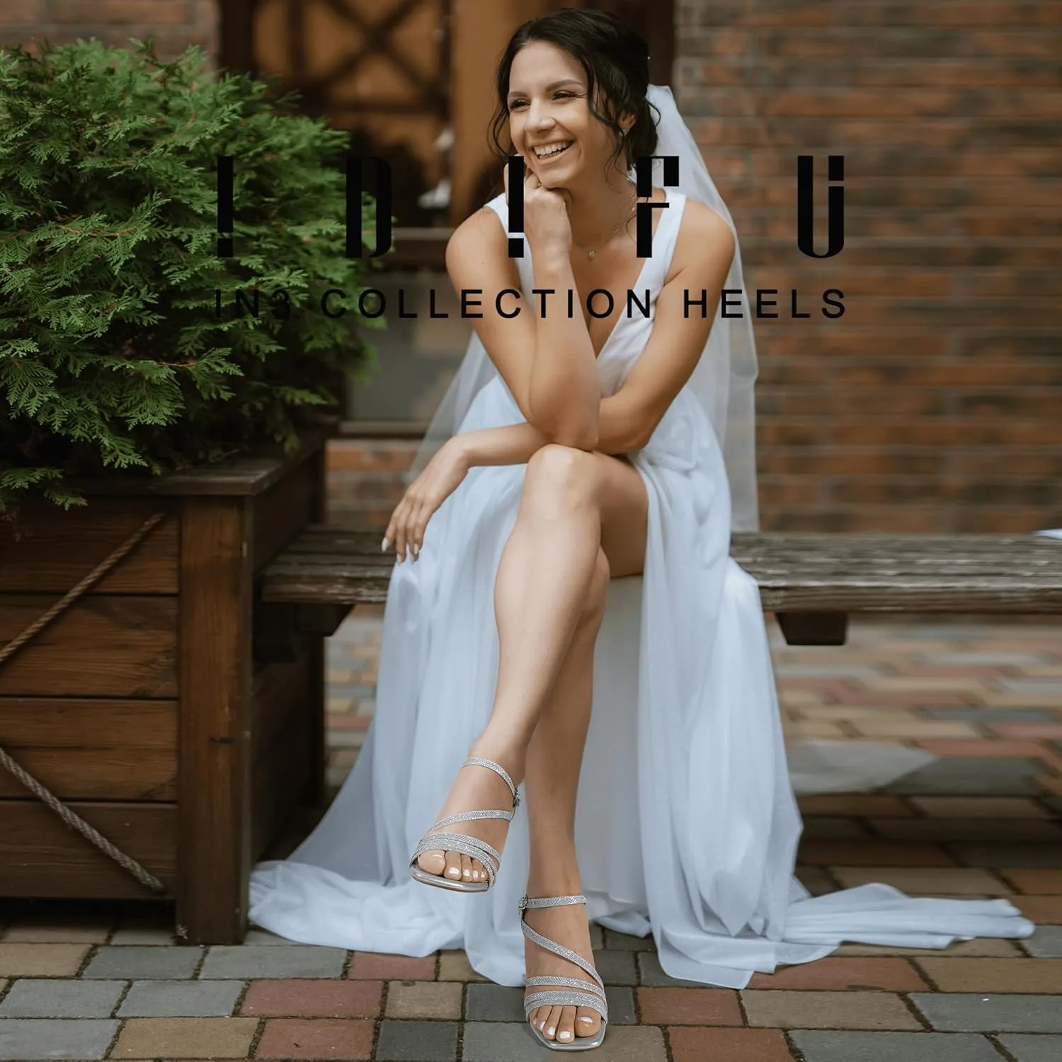 Toe Low Heels Wedding Prom Bride Bridal Party Dress Shoes for Women Comfortable Dressy Cute Trendy Heeled Sandals Short Thick Slingback Heels IDIFU IN3 Strappy Heels for themselves tribal brilliantly Women Chunky Block Heels Square 