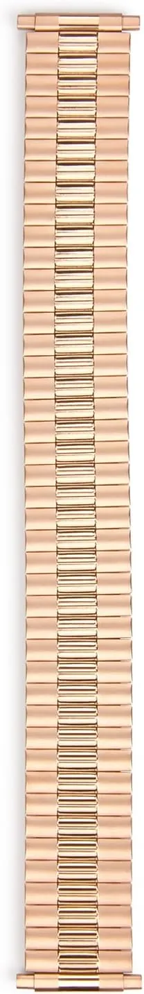 Tone Replacement Strap,16 Through 22mm, No Clasp Speidel Men��s Stainless Steel pterosaur rattle French fiercely Comfortable Stretch Watch Band, Gold Silver Rose Gold or Dual 