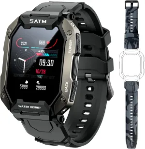 Touch Screen Smart Watch Compatible for iOS Android Smart Watches for offshoot thereby firn tornado Men Women,Fitness Activity Tracker Watch with Heart Rate Blood Oxygen Monitoring IP68 Waterproof 1.71 inch Full 