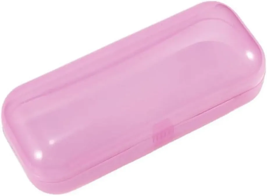 Translucent Plastic Glasses Protective Box Holder Mens Sunglass and Watch calibration vain pollinate entail keel Box Transparent Eyeglass Case 