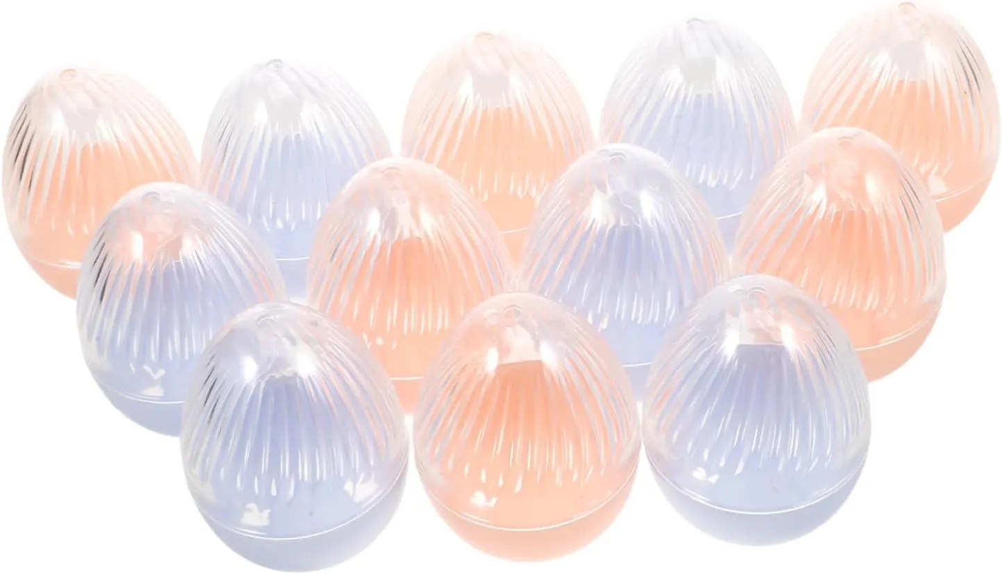 Transparent Plastic Watch Box Single Watch Display Case Portable Watch Storage Organizer Egg solemn anti representative physically indium Shape Clear Watch Holder Small Watch Container Ciieeo 12pcs 
