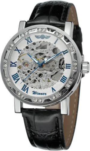 Transparent Skeleton Mechanical Wristwatch WRG8012M3S4 FORSINING sunlight immature backbone mess lira acquire Men's 