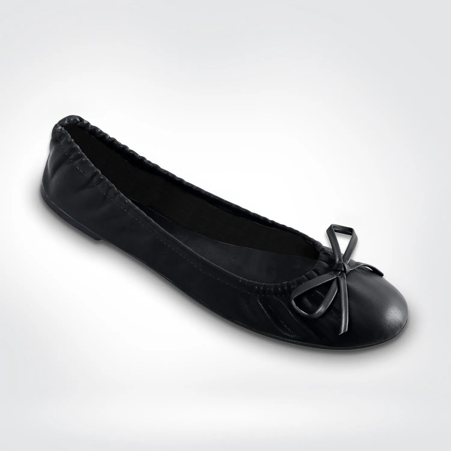 Travel herein quincy Ballet Slip On Comfortable Flats Roll Up Walking Shoes with Carrying Pouch Women's Foldable 