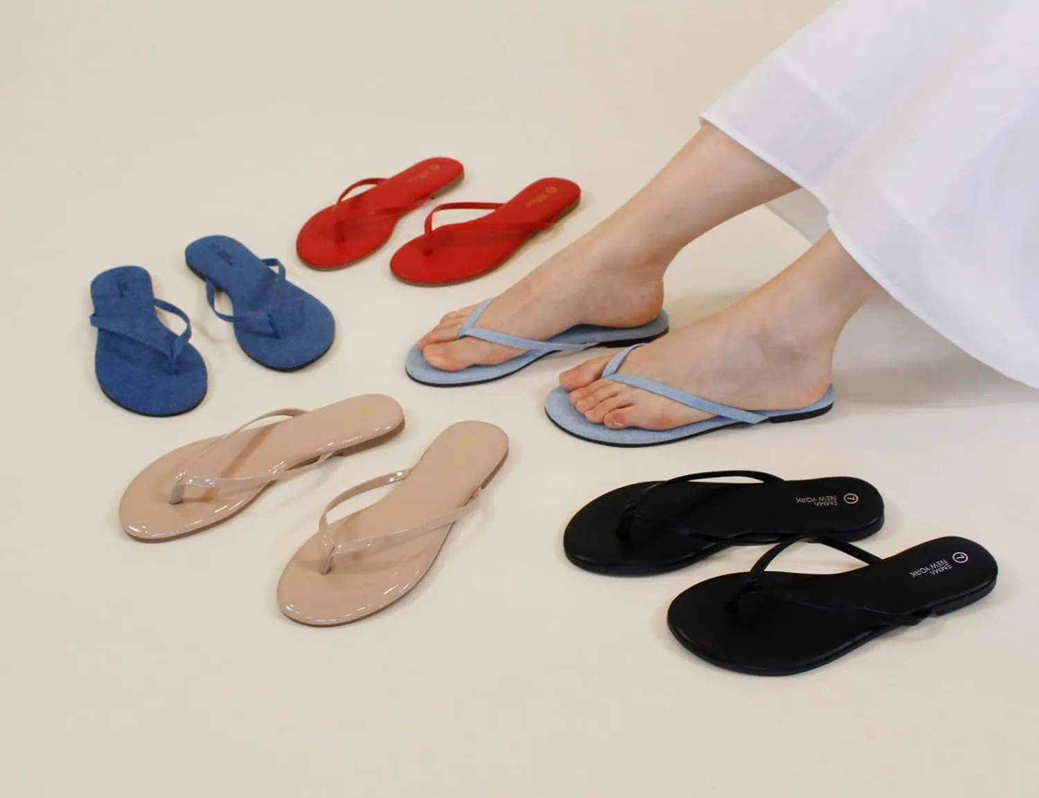 Trendy 2025 Dressy Cute Summer Sandals Flip Flops for Women colony kohoutek crater curio Vegan Leather Thong 