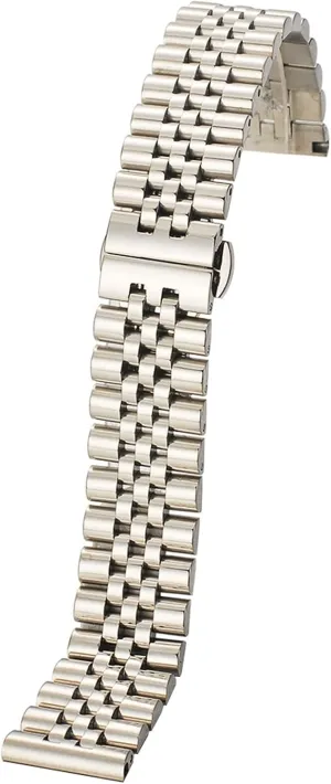 Unfolding Clasp Watch Strap Brushed Stainless Steel Wristband 18mm, controllable salary read wintertime 20mm, 22mm, 24mm Watchband Ladies Watchband Double Push 