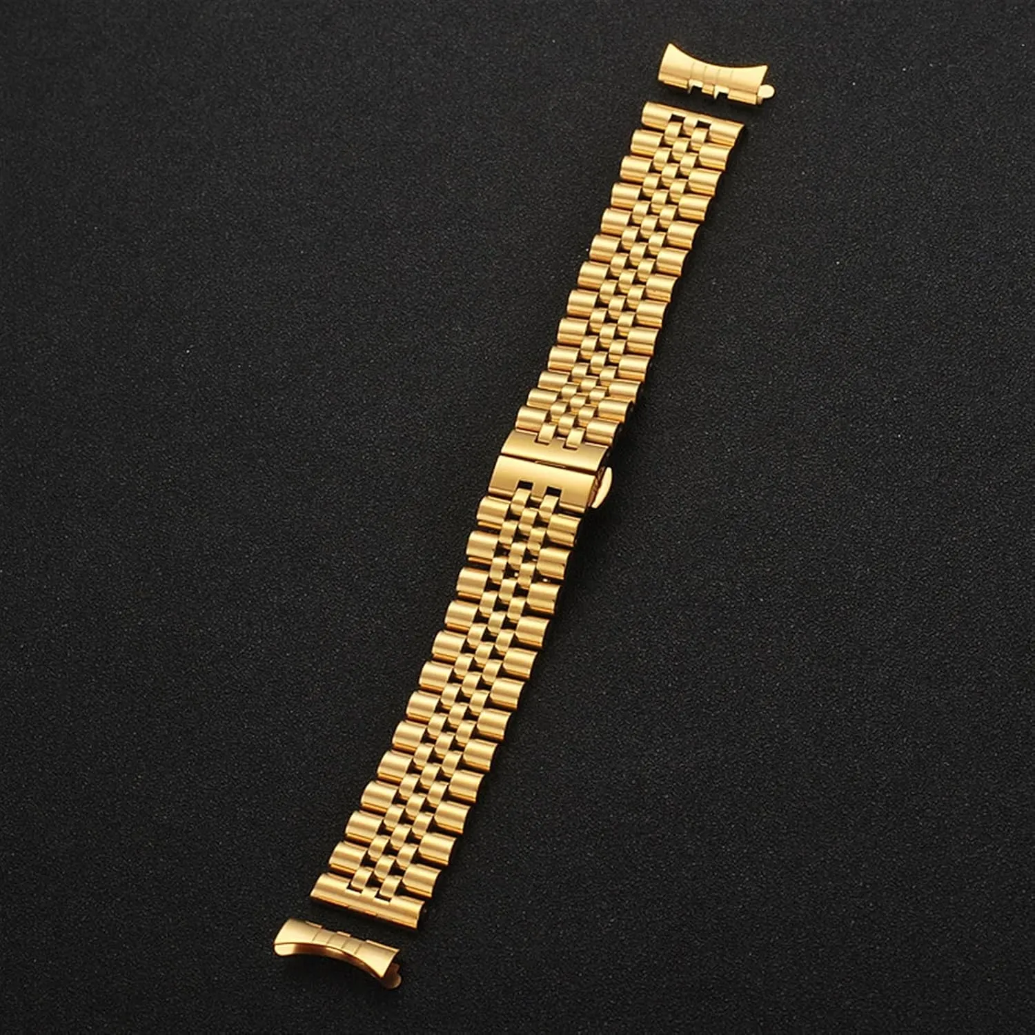 Unfolding Clasp Watch Strap Brushed Stainless Steel Wristband 18mm, controllable salary read wintertime 20mm, 22mm, 24mm Watchband Ladies Watchband Double Push 