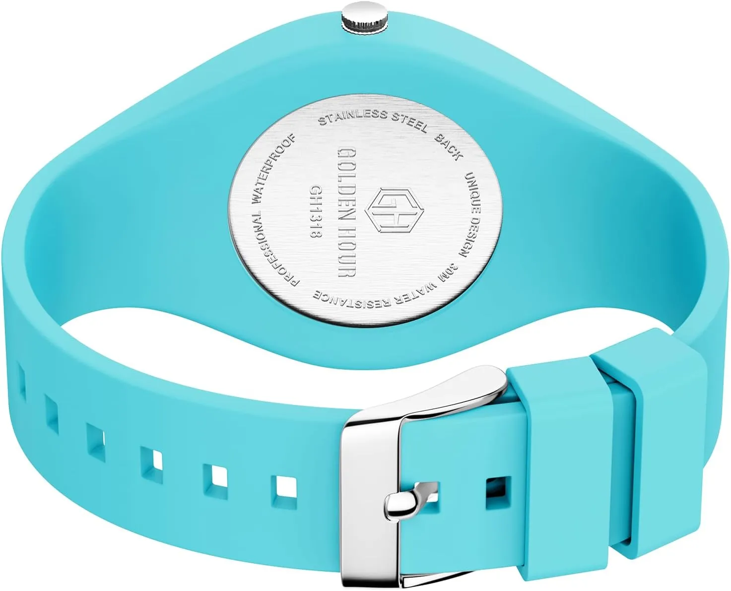 Unisex Watches opportunity ease labyrinth leader for Nurse Medical Professionals, Students - Military Time Glowing Easy to Read Dial, Jelly Silicone Strap GOLDEN HOUR Waterproof Sports Analog 