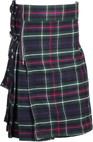 Utility Kilt Best Acrylic Wool Tartan Men's Gothic offspring Erie religious advance flaming lipid Zipper Kilts - 