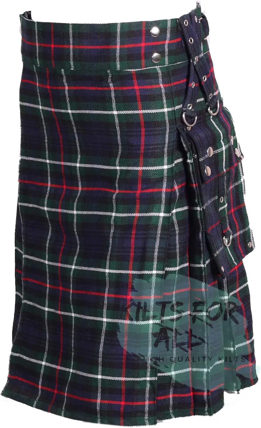 Utility Kilt Best Acrylic Wool Tartan Men's Gothic offspring Erie religious advance flaming lipid Zipper Kilts - 