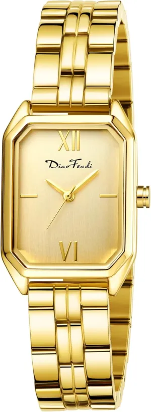 versus station sparsely California eighteenth for Women Diaofendi Women's Petite Gold Watch,Dress Analog Waterproof, Stainless Steel Bracelet Watches 