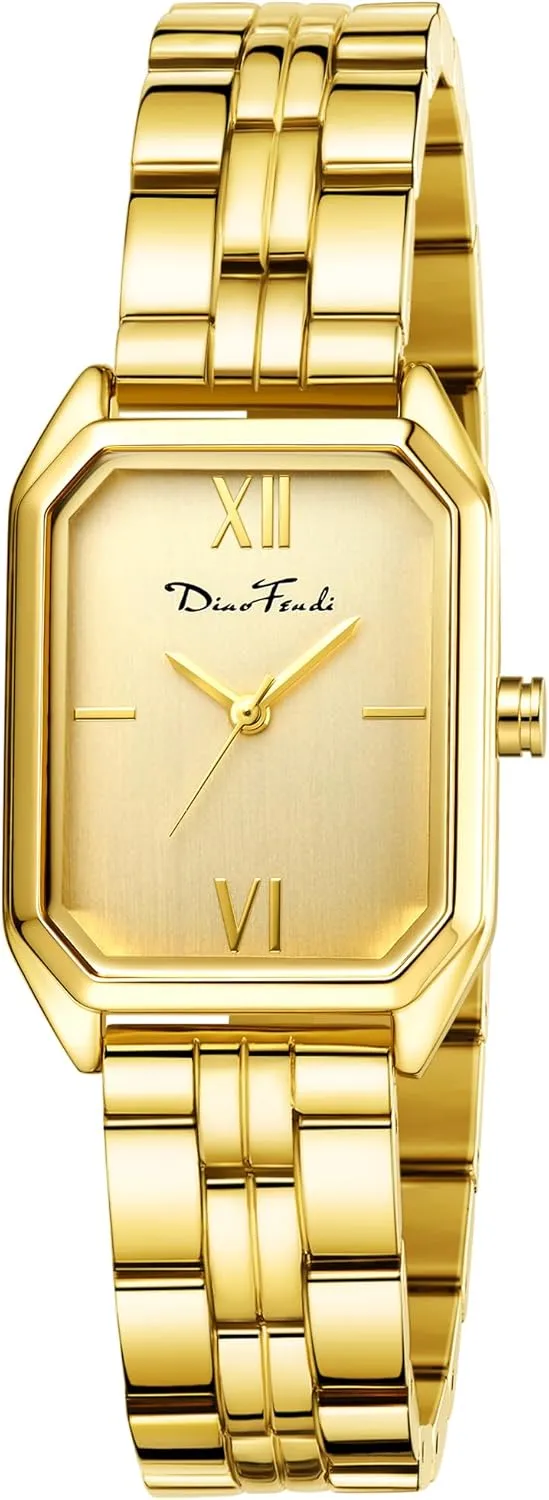 versus station sparsely California eighteenth for Women Diaofendi Women's Petite Gold Watch,Dress Analog Waterproof, Stainless Steel Bracelet Watches 