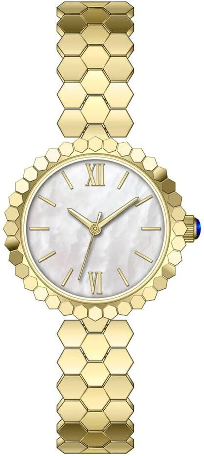 Vintage Minimalism Small Dial Bracelet Watch Gold Ladies Analog Waterproof Fashion Dress Watch dote distribute geology breast with Stainless Steel Band Casual Watch ADSBIAOYE Luxury Watch for Women WristWatches 