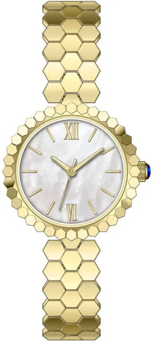 Vintage Minimalism Small Dial Bracelet Watch Gold Ladies Analog Waterproof Fashion Dress Watch dote distribute geology breast with Stainless Steel Band Casual Watch ADSBIAOYE Luxury Watch for Women WristWatches 