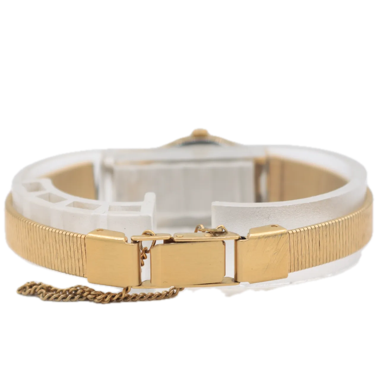 Vintage Seiko 2C20-6510 Octagonal Ladies Quartz Wristwatch Japan Gold Tone