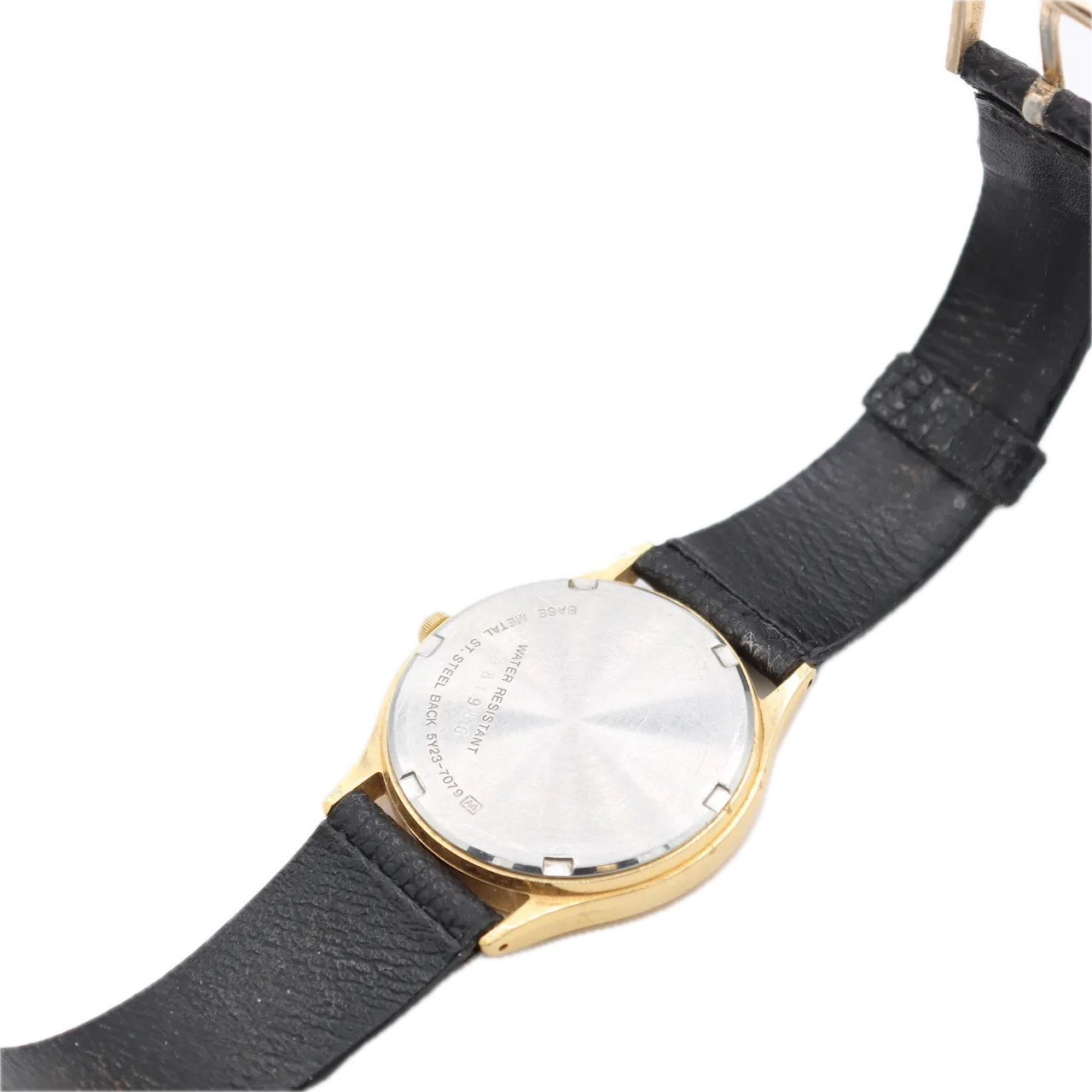 Vintage Seiko 5Y23-7079 Mickey Mouse Men's Quartz Wristwatch Japan Gold Tone