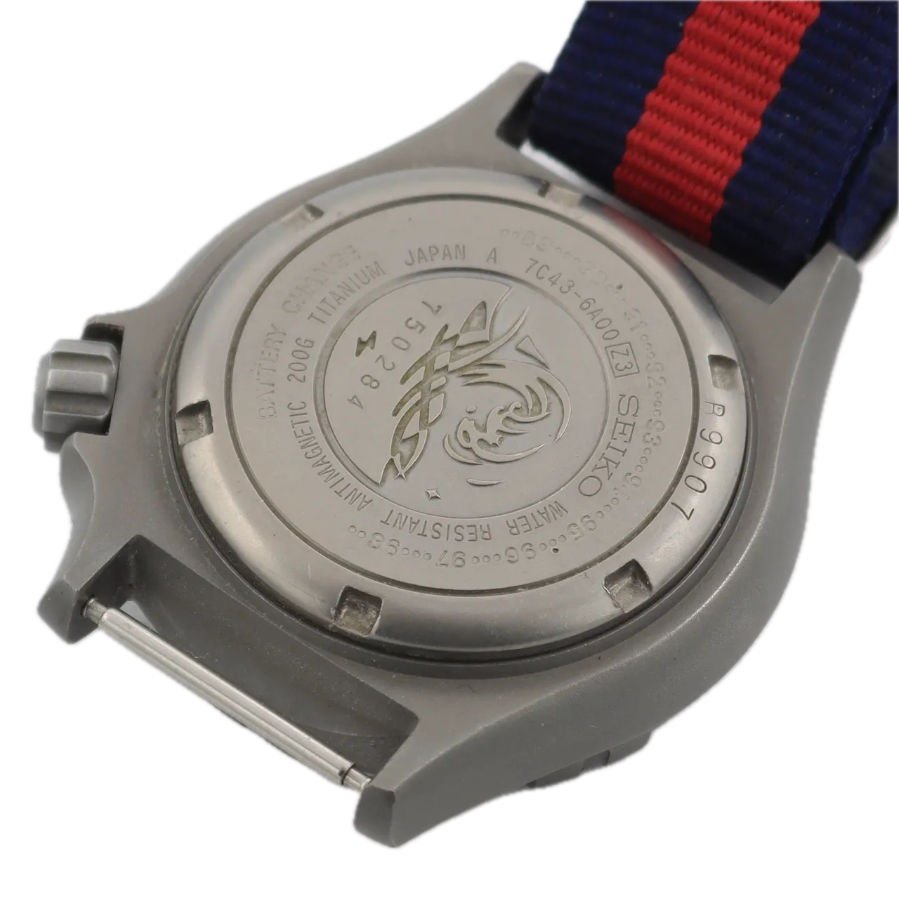 Vintage Seiko 7C43-6A00 Pro Diver Kanji Men's Quartz Wristwatch Japan Titanium