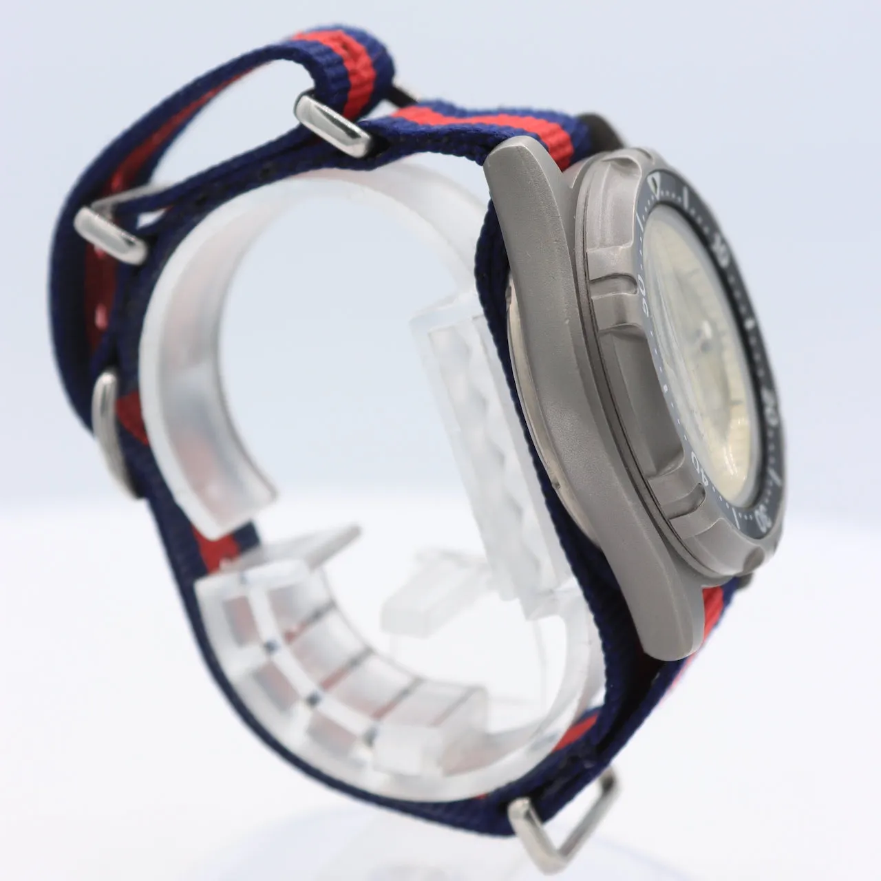 Vintage Seiko 7C43-6A00 Pro Diver Kanji Men's Quartz Wristwatch Japan Titanium