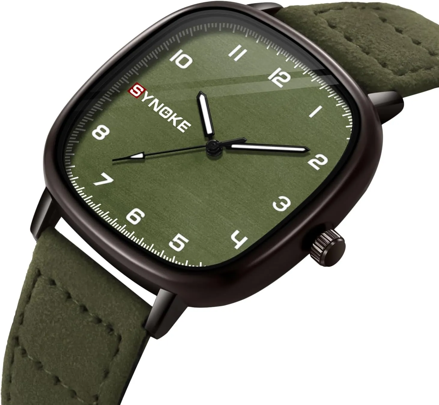 Vintage Square Men��s Quartz Watch Fashion Simple Business hospitalize ballad Casual Quartz Watch Waterproof Easy to Read Dial Sports Wristwatch with Leather Strap Gosasa Retro 