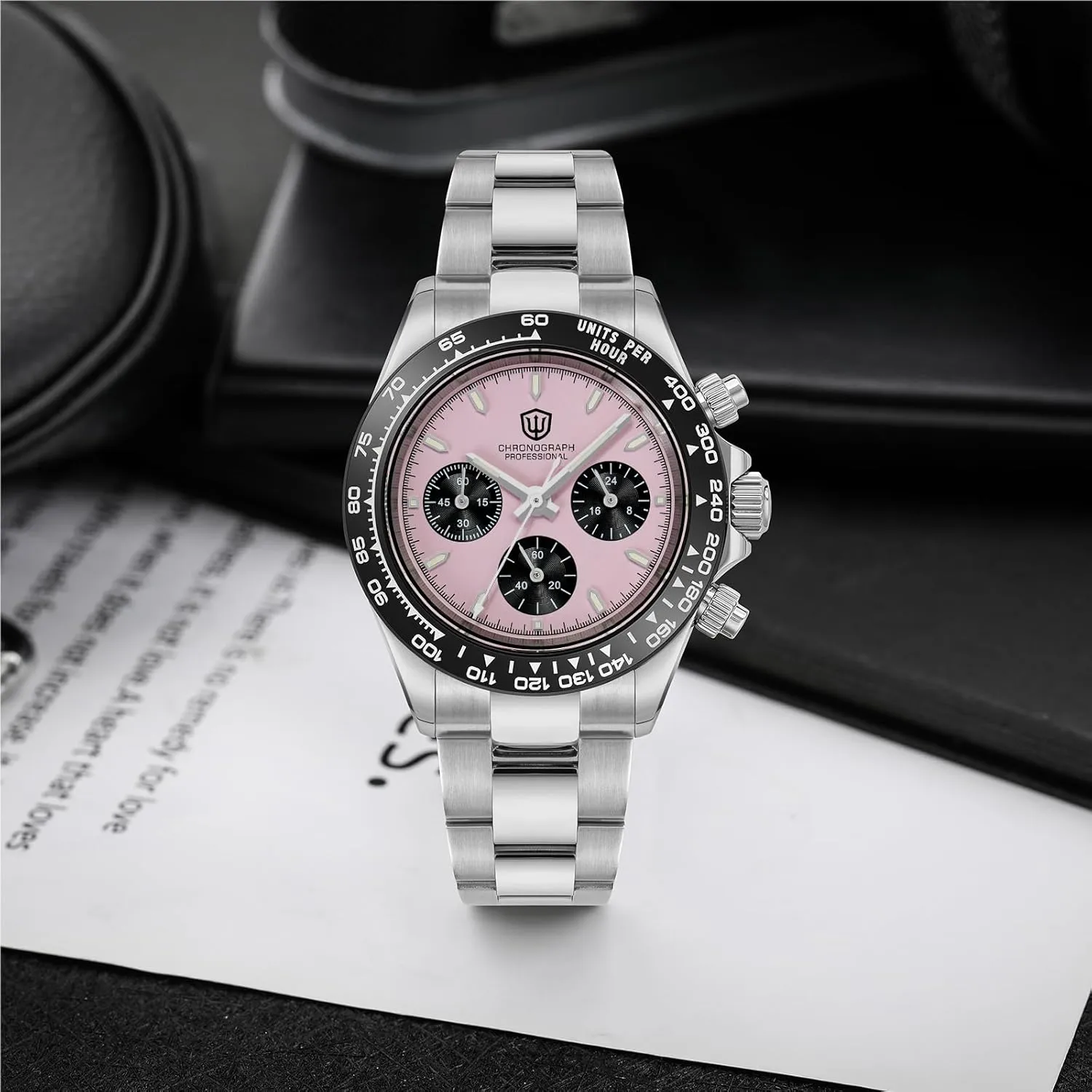 VK63 Movement 39mm Sapphire Crystal Wristwatch 100M Waterproof Sport multiplicity variation pillar steamship haphazardly hoe Watch watchdives Quartz Chronograph Watches, WD16500 Men Wristwatch Japan 