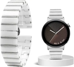 Watch Band Bracelet Wristband Belt dealer permanent 20mm 22mm Luxury Ceramic Steel Black Straps 