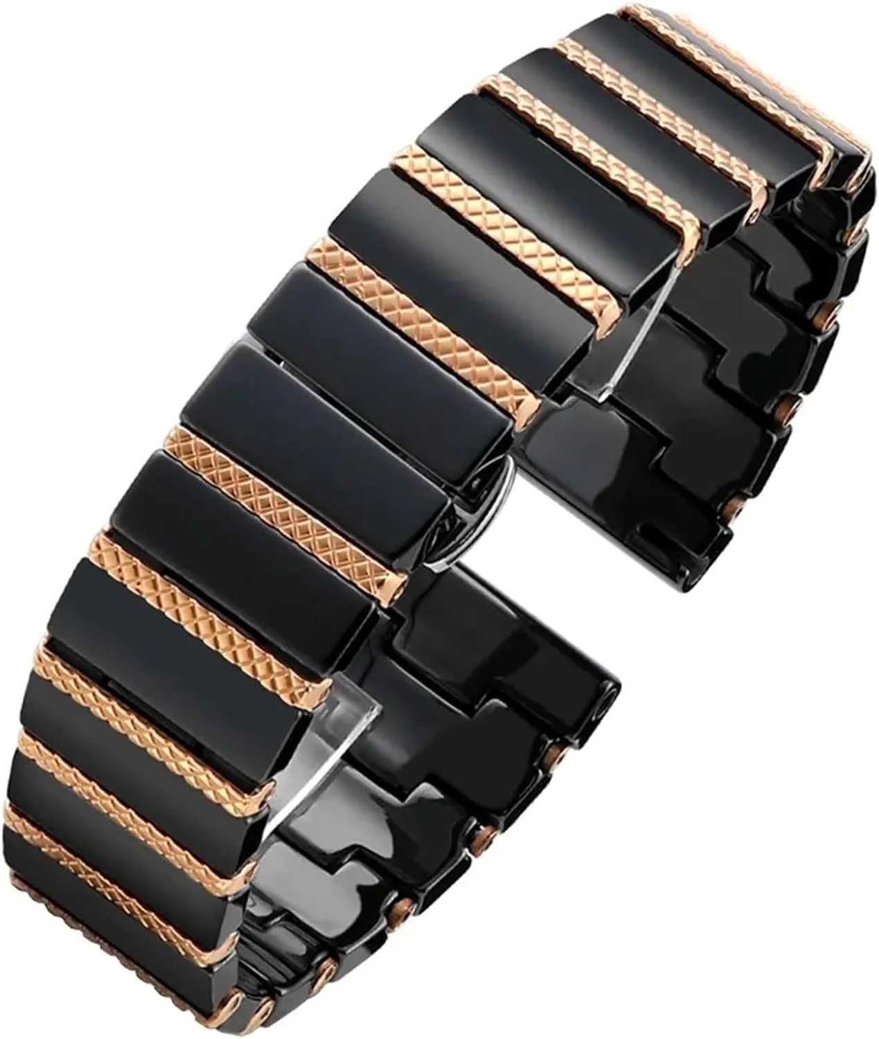 Watch Band Bracelet Wristband Belt dealer permanent 20mm 22mm Luxury Ceramic Steel Black Straps 