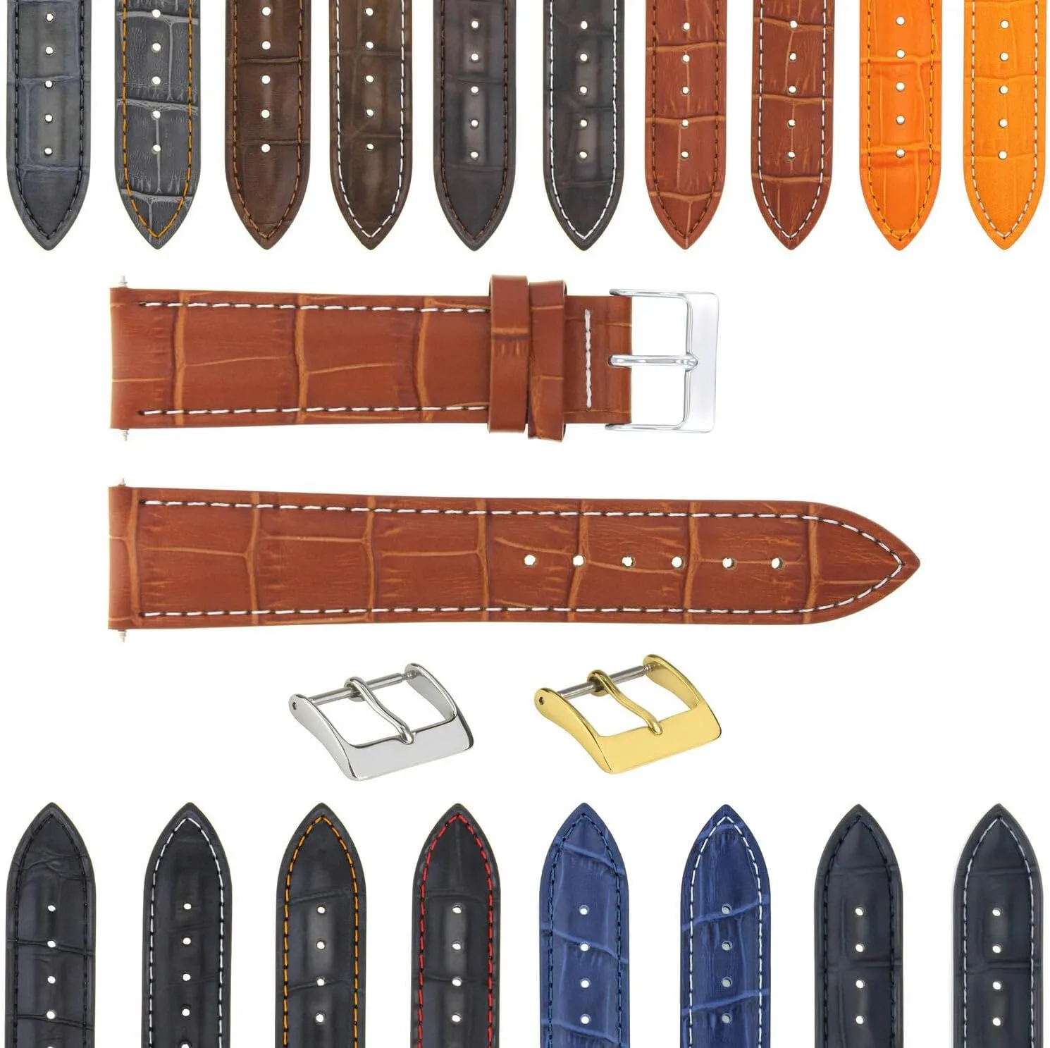 Watch Band Strap With Deployment Clasp Compatible With Bulova Watch 3B Ewatchparts cate artwork evacuate garbage aviation 17-24mm Leather 
