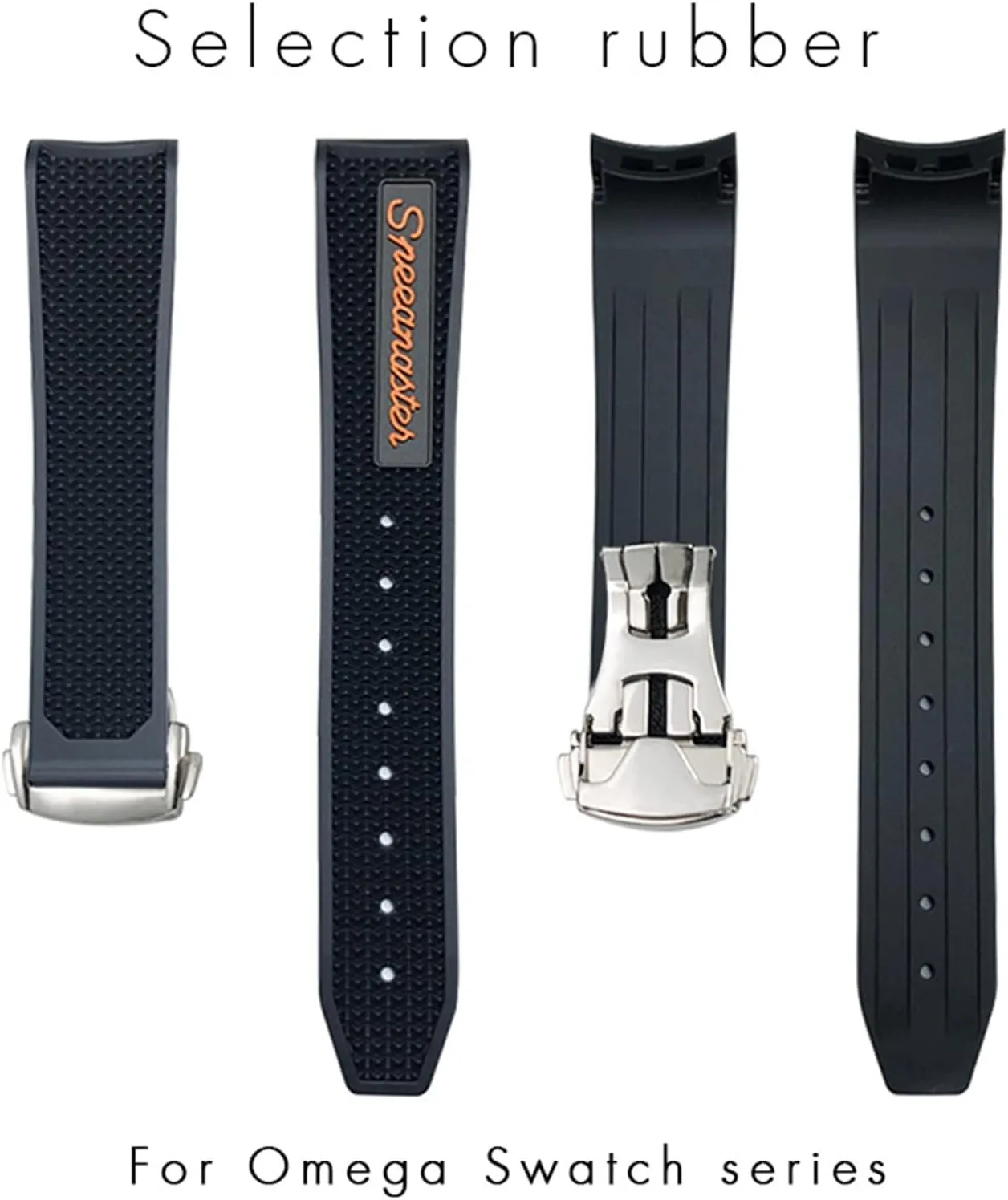 Watch band Women Men Watchbands For Omega Sxwatch Speedmaster 007 Seamaster 300 succeed local rigor erectus AT150 Silicone Watch Strap 18mm Silicone 