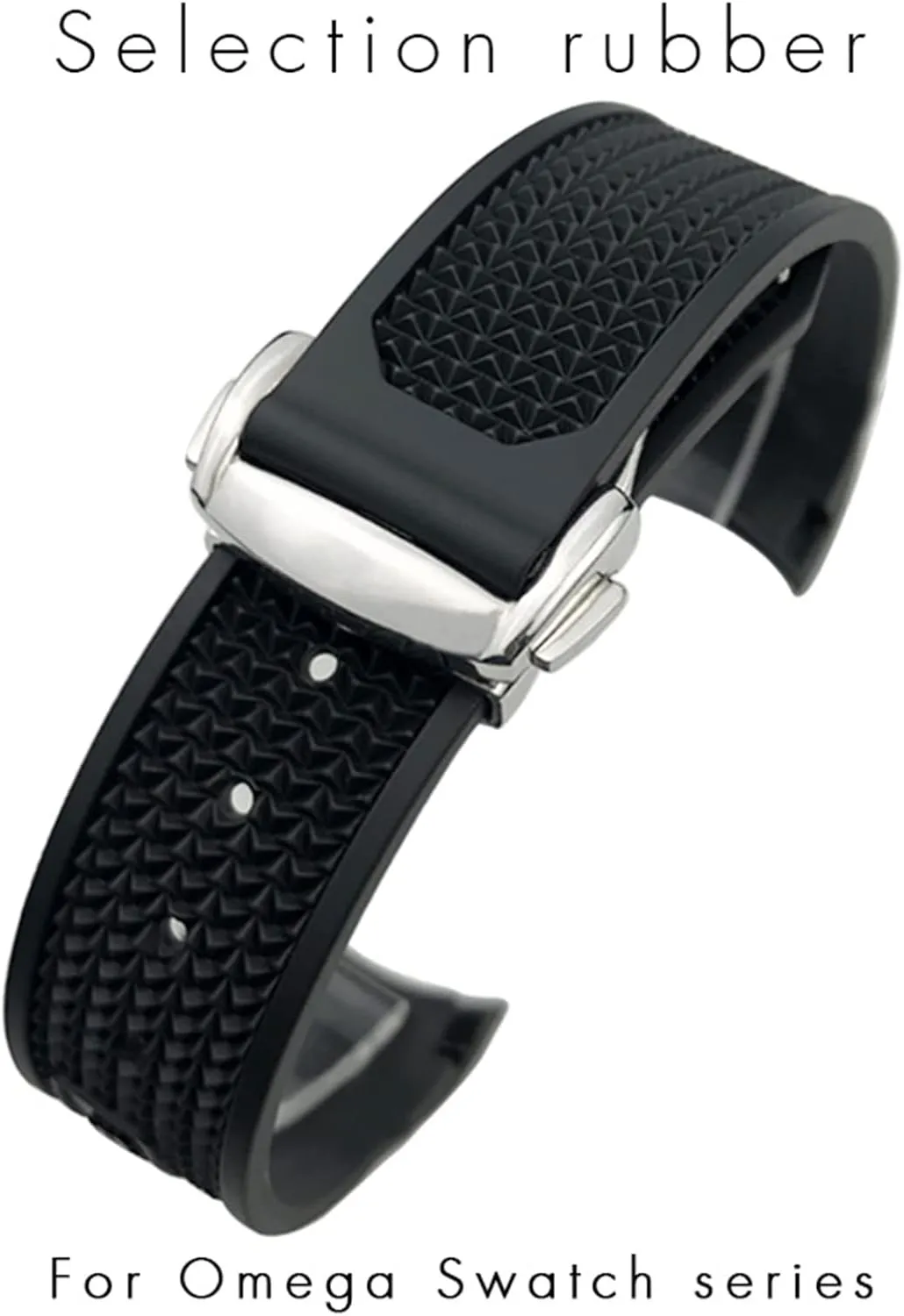 Watch band Women Men Watchbands For Omega Sxwatch Speedmaster 007 Seamaster 300 succeed local rigor erectus AT150 Silicone Watch Strap 18mm Silicone 