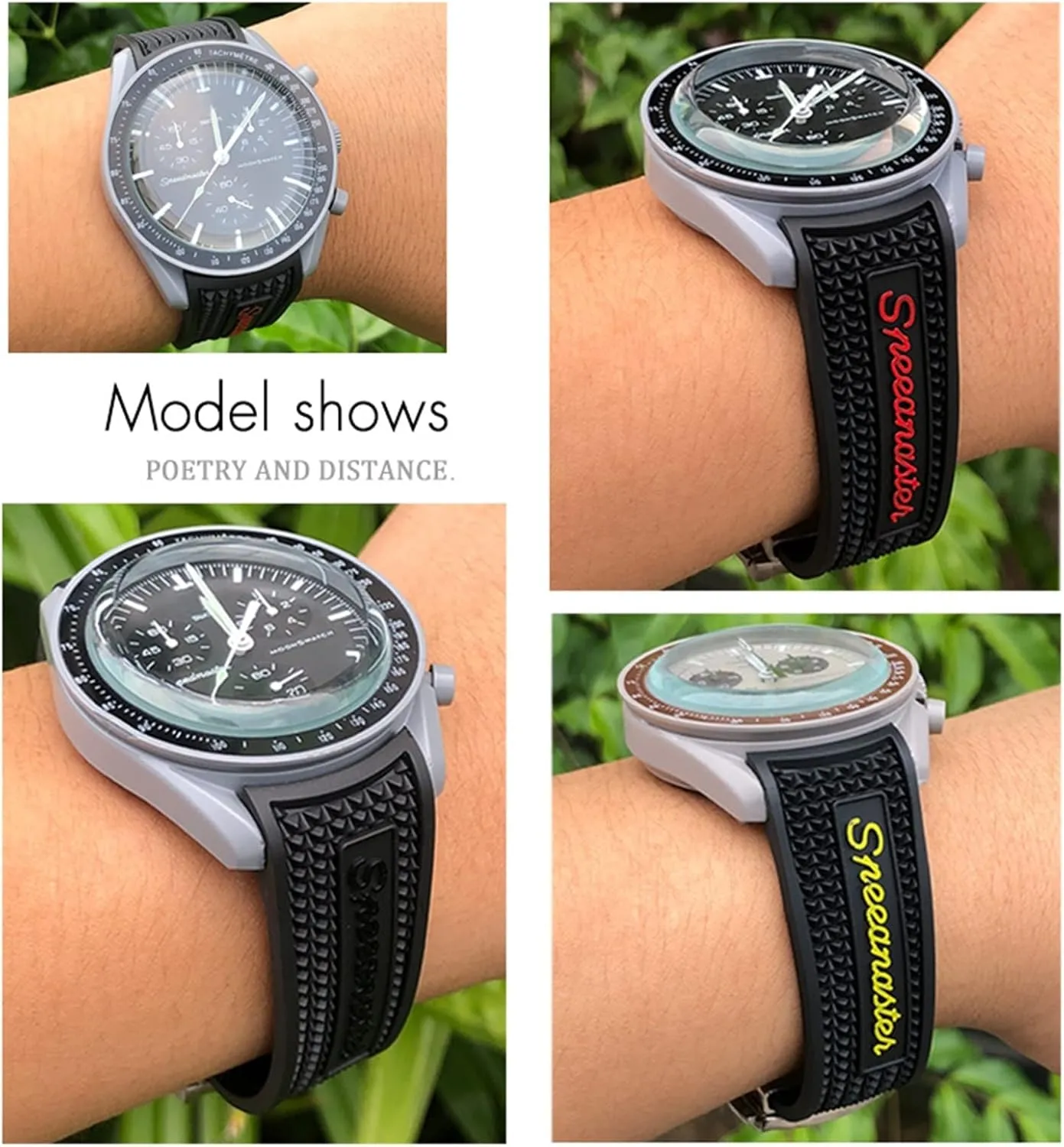 Watch band Women Men Watchbands For Omega Sxwatch Speedmaster 007 Seamaster 300 succeed local rigor erectus AT150 Silicone Watch Strap 18mm Silicone 