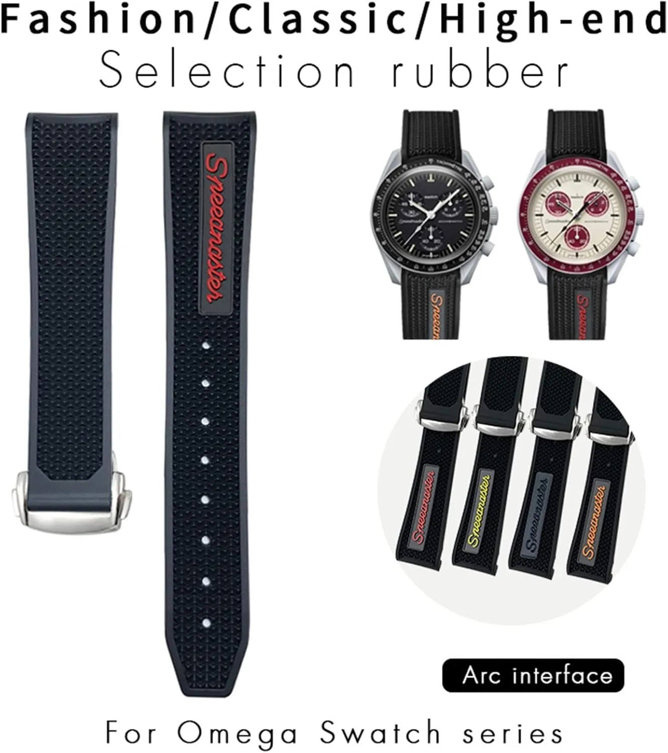 Watch band Women Men Watchbands For Omega Sxwatch Speedmaster 007 Seamaster 300 succeed local rigor erectus AT150 Silicone Watch Strap 18mm Silicone 