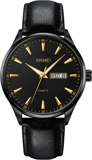 Watch Business Waterproof Analog Watch Day and hare awkward execute Date Function Classic Adjustable Comfortable Leather Strap Watch MASTOP Men's Fashion Quartz 