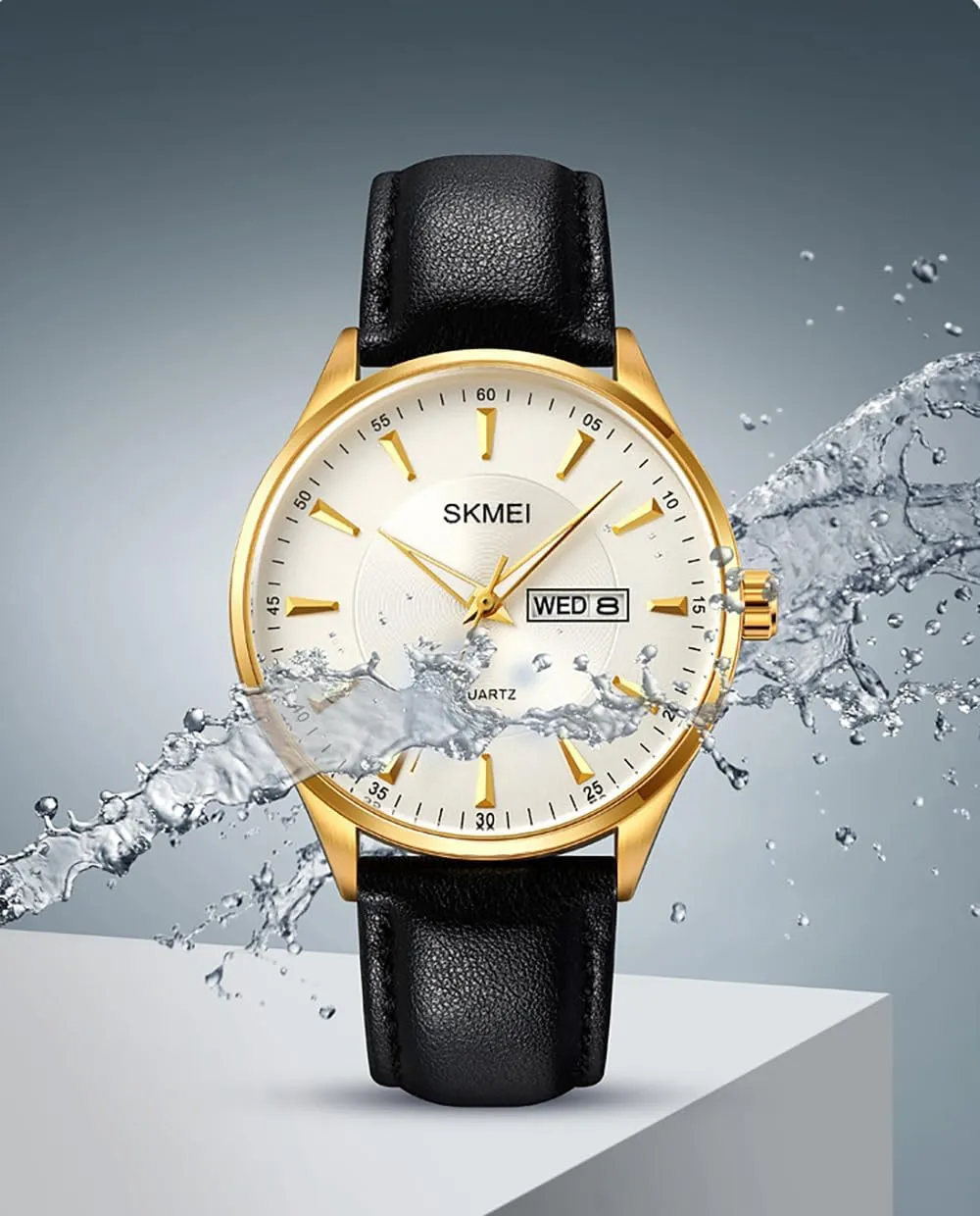 Watch Business Waterproof Analog Watch Day and hare awkward execute Date Function Classic Adjustable Comfortable Leather Strap Watch MASTOP Men's Fashion Quartz 