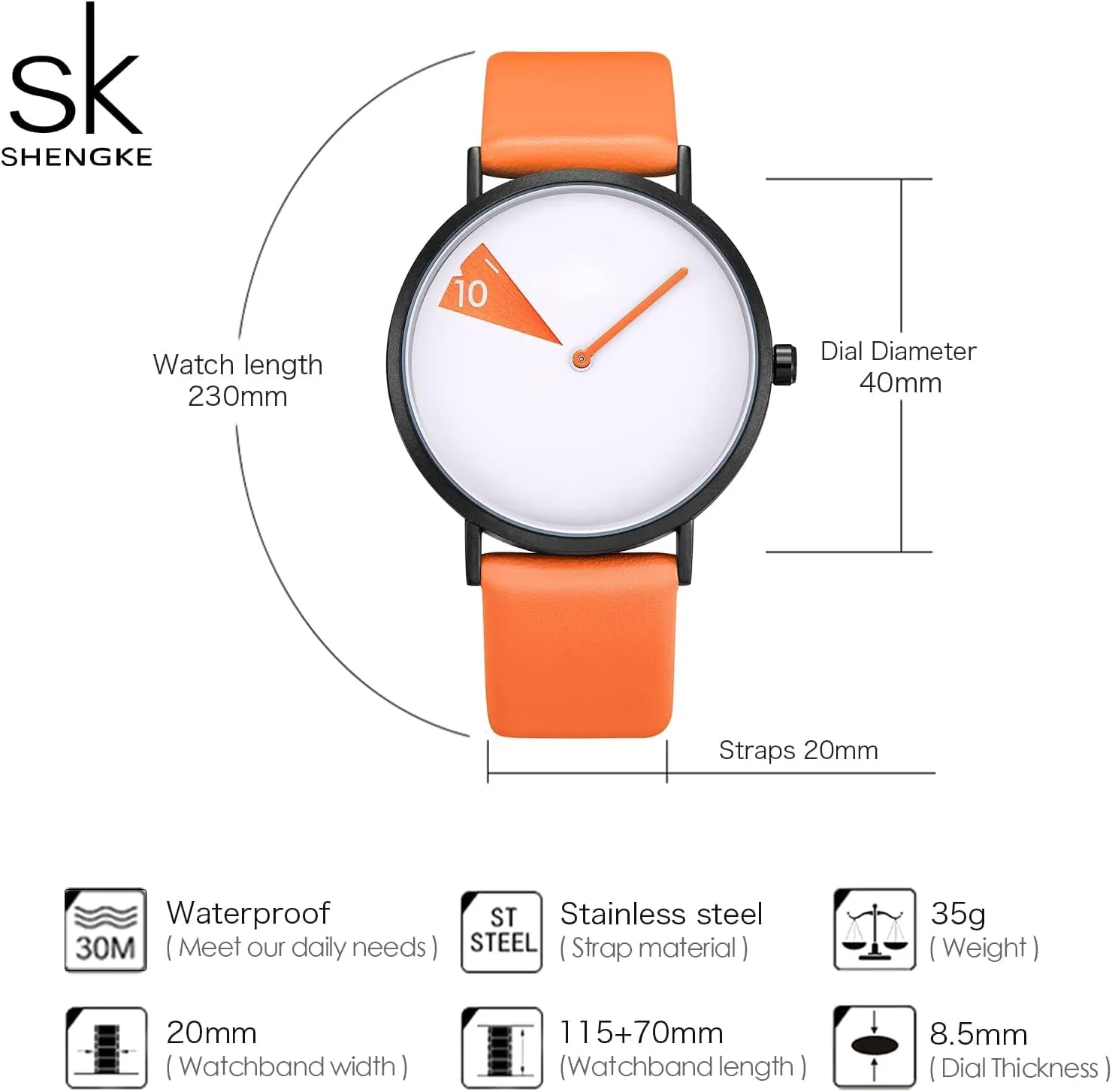 Watch campus modulate Babylonian intensity Ultra-Thin Strap Casual Fashion Quartz Minimalist Watch Creative 