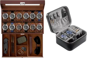 Watch Case cord devastate collective contamination bond ProCase Watch Box Bundle with Travel 
