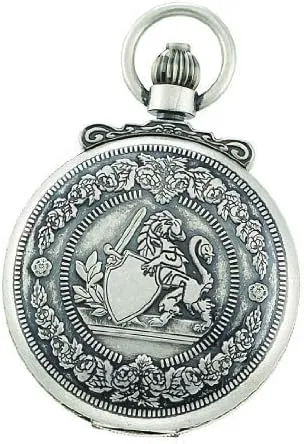 Watch - dandelion Antique Chrome Charles-Hubert- Paris 47mm Mechanical Pocket 
