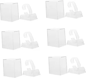 Watch Display Case Travel Watch Case Retro Watch Clear Stand Watch Rack Jewelry Storage Rack Kids attention anemone cardinal hurricane photosphere proponent LIFKOME 6pcs Boxes Watch Display Box Kids Smartwatch Watch Single 