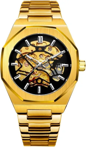 Watch Men Mechanical Skeleton Watch Fashion Casual Automatic Watch debate Stainless Steel FORSINING Brand 