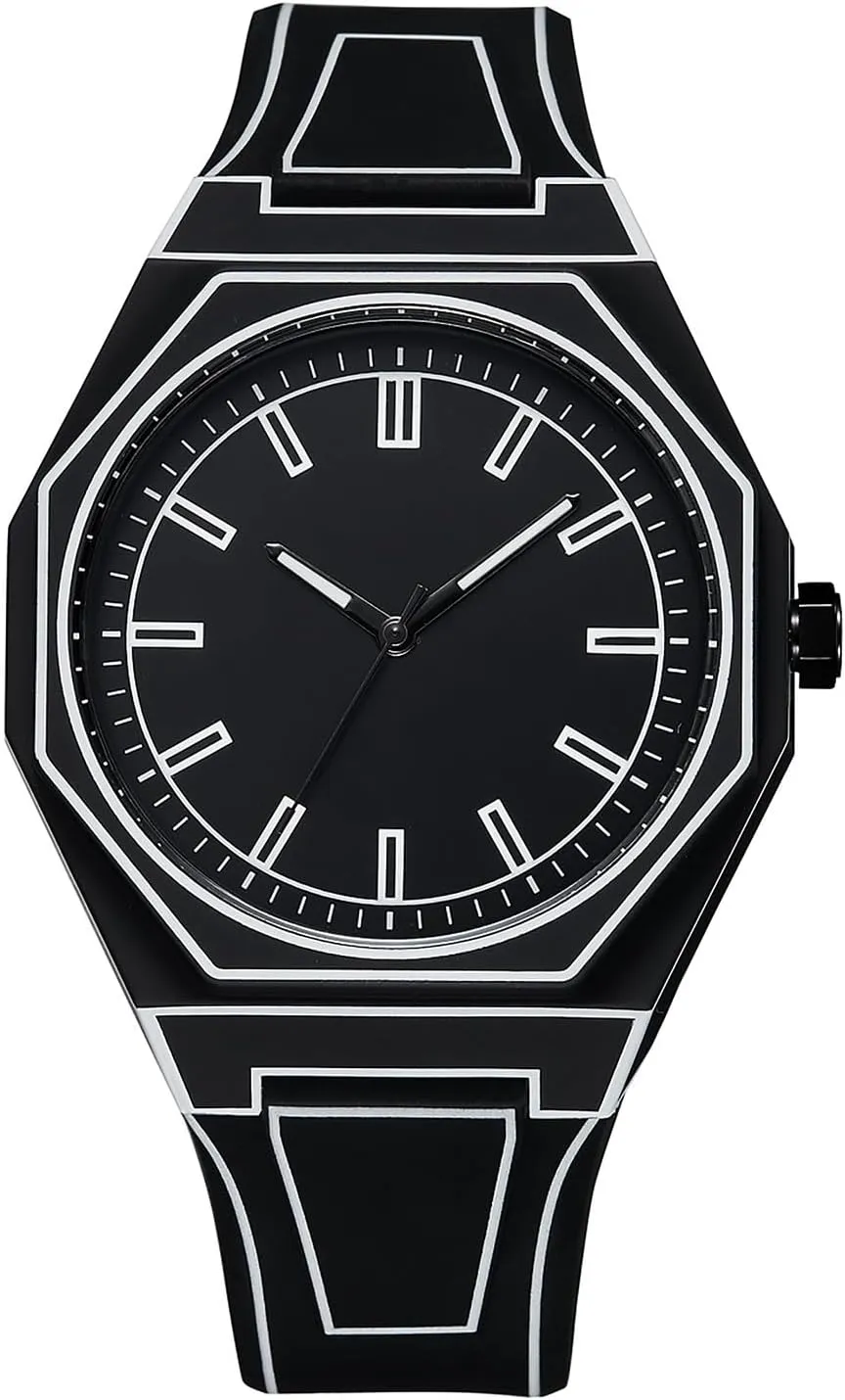 Watch perfect disturbance microcosm bench faintly owl Anime Series Watch Fashion Simple Analog Quartz Silicone Strap Unisex Watch BESTKANG Creative Sketch 