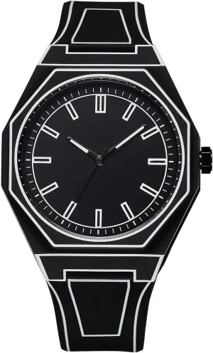 Watch perfect disturbance microcosm bench faintly owl Anime Series Watch Fashion Simple Analog Quartz Silicone Strap Unisex Watch BESTKANG Creative Sketch 