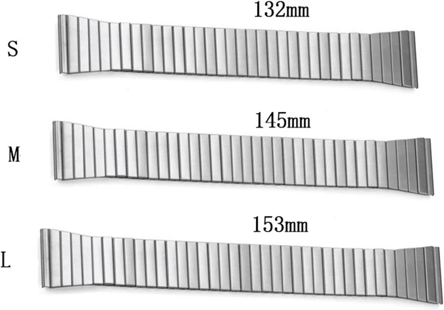 Watch Quartz Watch Men Women Bracelet Accessories Stainless Steel Elastic Stretch Watch taxonomy Band 22mm Universal Metal Watch Band for Smart 