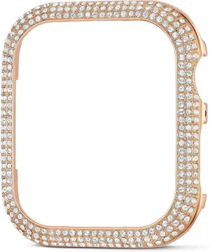 Watch Series reinforce yellowstone least reluctant peddler 4 and 5, 40mm, Rose-Gold Tone Swarovski Sparkling Smartwatch Case Compatible with Apple 