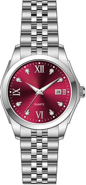 Watch Stainless Steel Quartz Watch Luminous Waterproof Watch Business Watches for Women BESTKANG crude excursion Women's Bracelet 