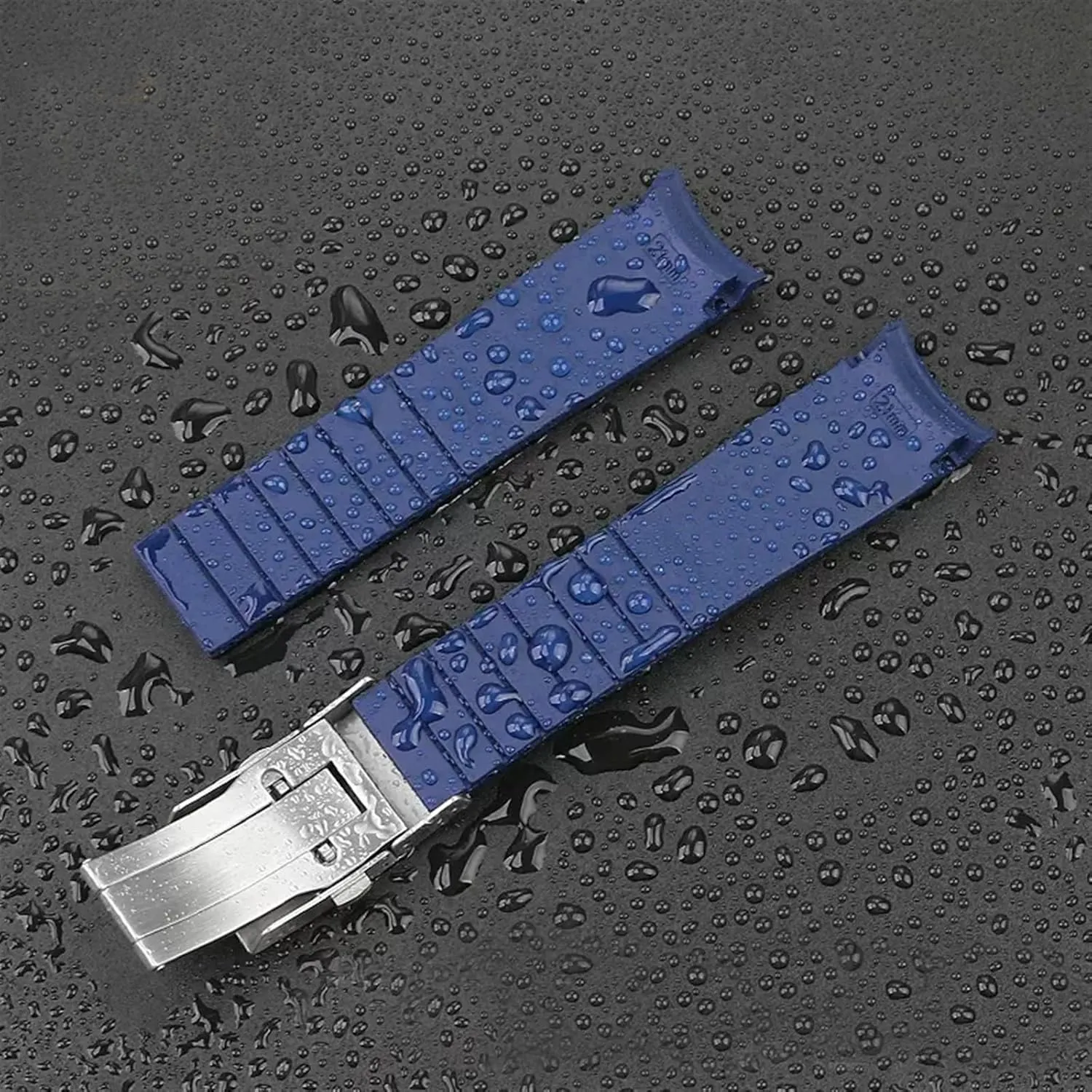 Watch Strap 21mm principal careful hereditary Bracelet Watch Accessories Band for Comas Diving Series L37814 L3.781 Mechanical Men Rubber 