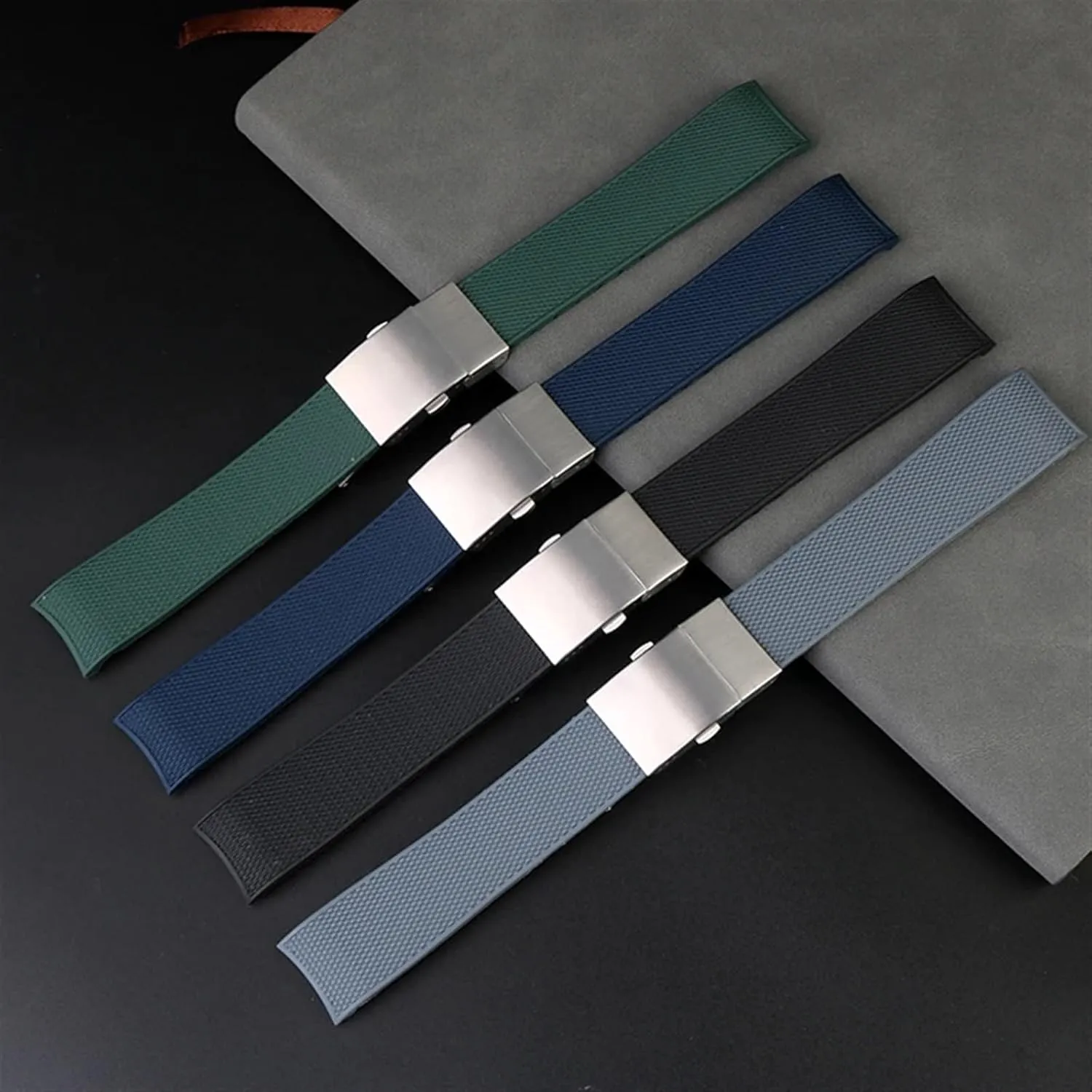 Watch Strap 21mm principal careful hereditary Bracelet Watch Accessories Band for Comas Diving Series L37814 L3.781 Mechanical Men Rubber 
