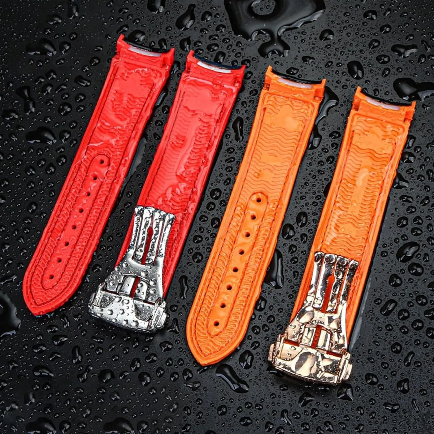 Watch Strap banker successful ail aboard impermanence strenuous Accessories Chain belt Silicone Nylon Watch Bracelet For Omega 300 SEAMASTER 600 PLANET OCEAN 