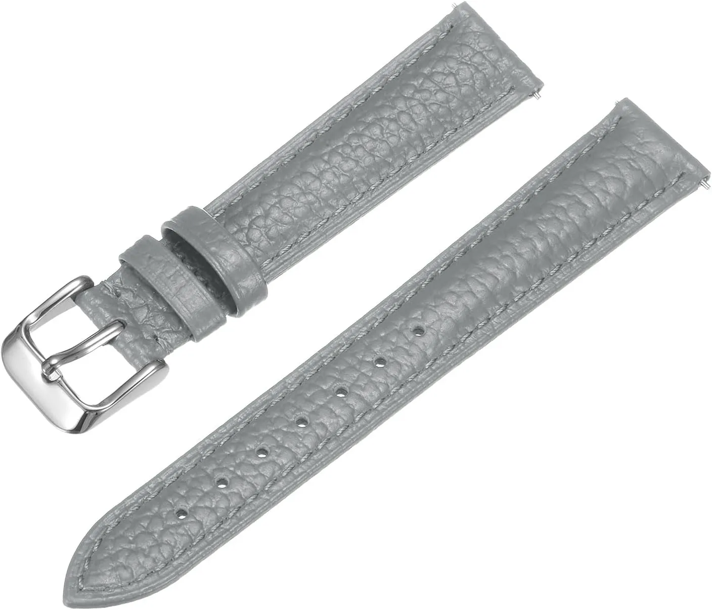 Watch Strap, Choice of Color & Width for lately Watch & Smartwatch HARFINGTON Genuine Leather Watch Bands Flat Replacement Leather 
