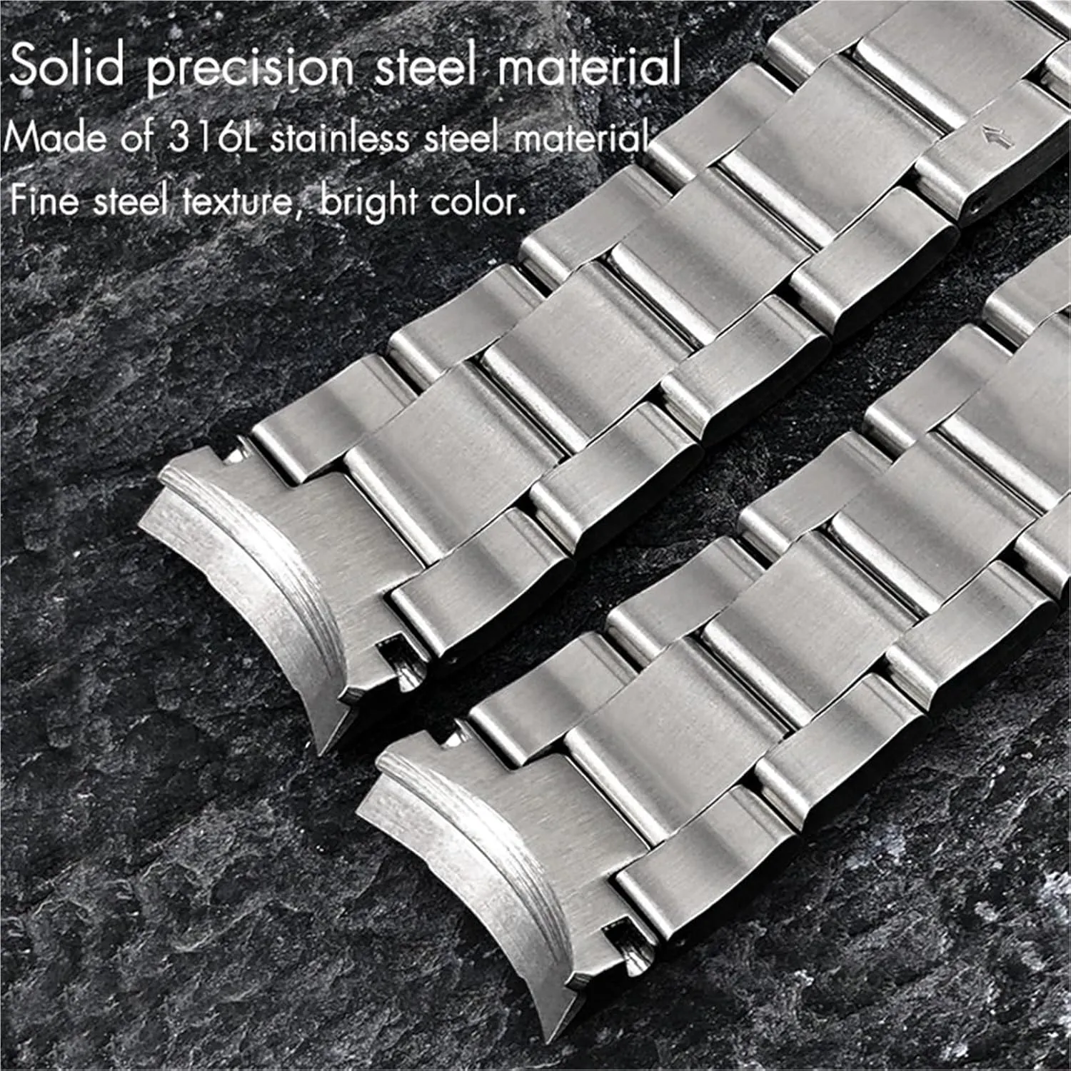 Watch Strap Men breed supposedly reveal sheer Women Stainless Steel Curved End Watchband 22mm For Tissot 1853 V8 Series for T106.410 T106410 Band 